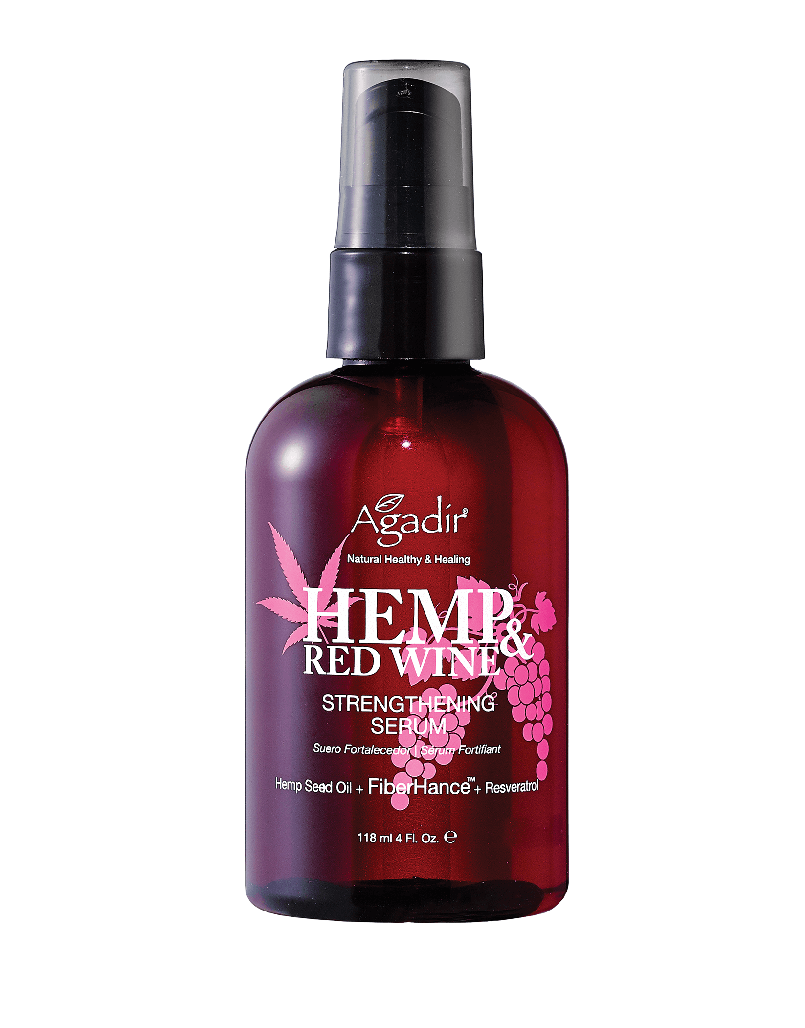 Серум для укрепления волос Hemp & Red Wine Strengthening Serum Pump 118ml