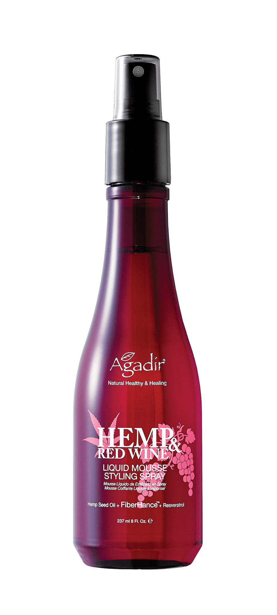 Жидкий мусс-спрей Hemp & Red Wine Liquid Mousse 236ml